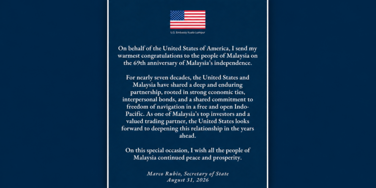 Rubio puji hubungan hampir tujuh dekad AS-Malaysia, mahu kerjasama diperkukuh